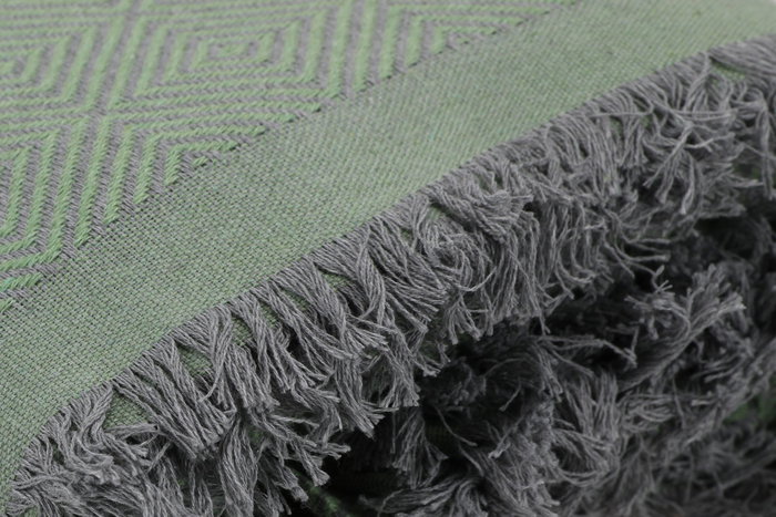 L'essentiel linge de maison Funda de Sofá Elite - Green Verde 175 x 230 cm 100% Algodón para Salón